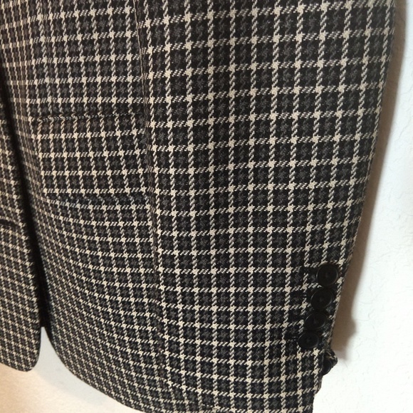 NWOT Helmut Lang Square Houndstooth Wool Blazer XS - Picture 4 of 8